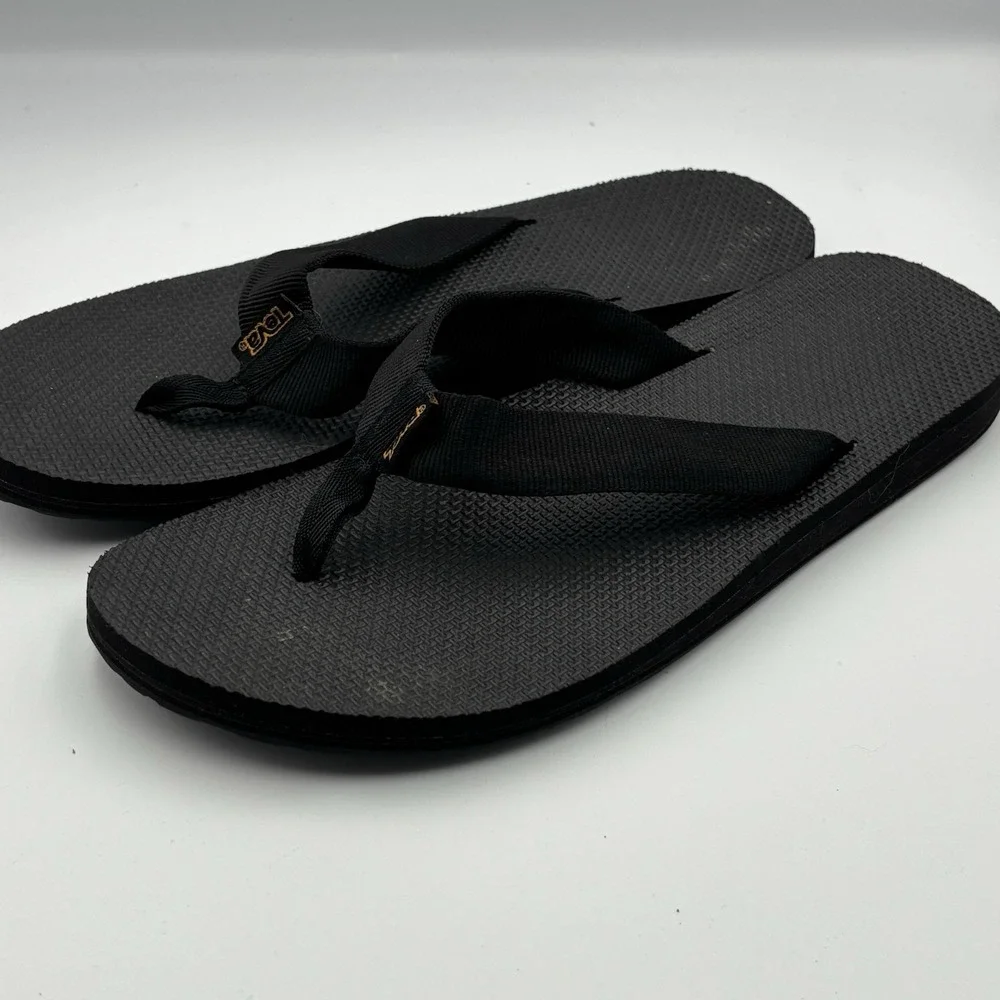 Teva Flip Flop Men's Mush Canvas Thong  Sandals Size 13 UK12‎ Eur47 Japan30.5